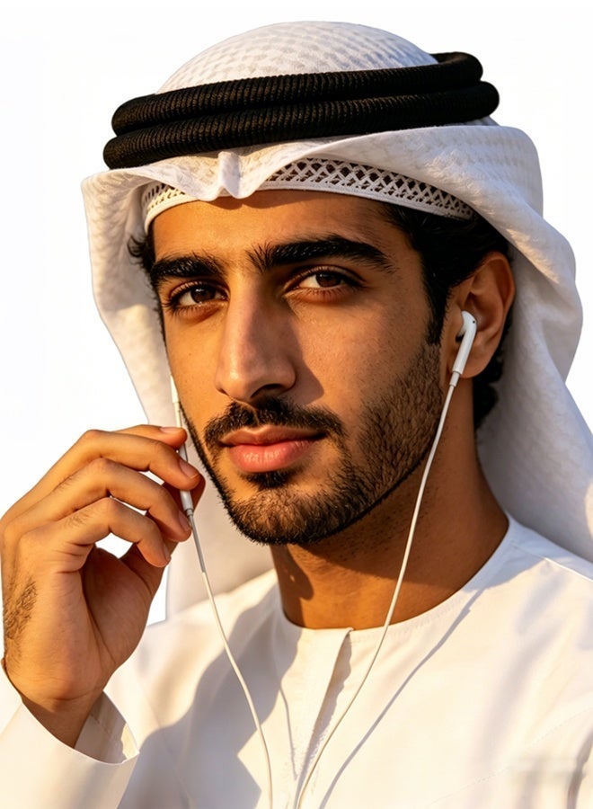 Univer Tang Wired Earphones for iPhone Lightning Headphones MFi Certified with Microphone & Volume Control Compatible with iPhone 14 13 12 11 XR XS X 8 7 SE iPad – White - Image 2