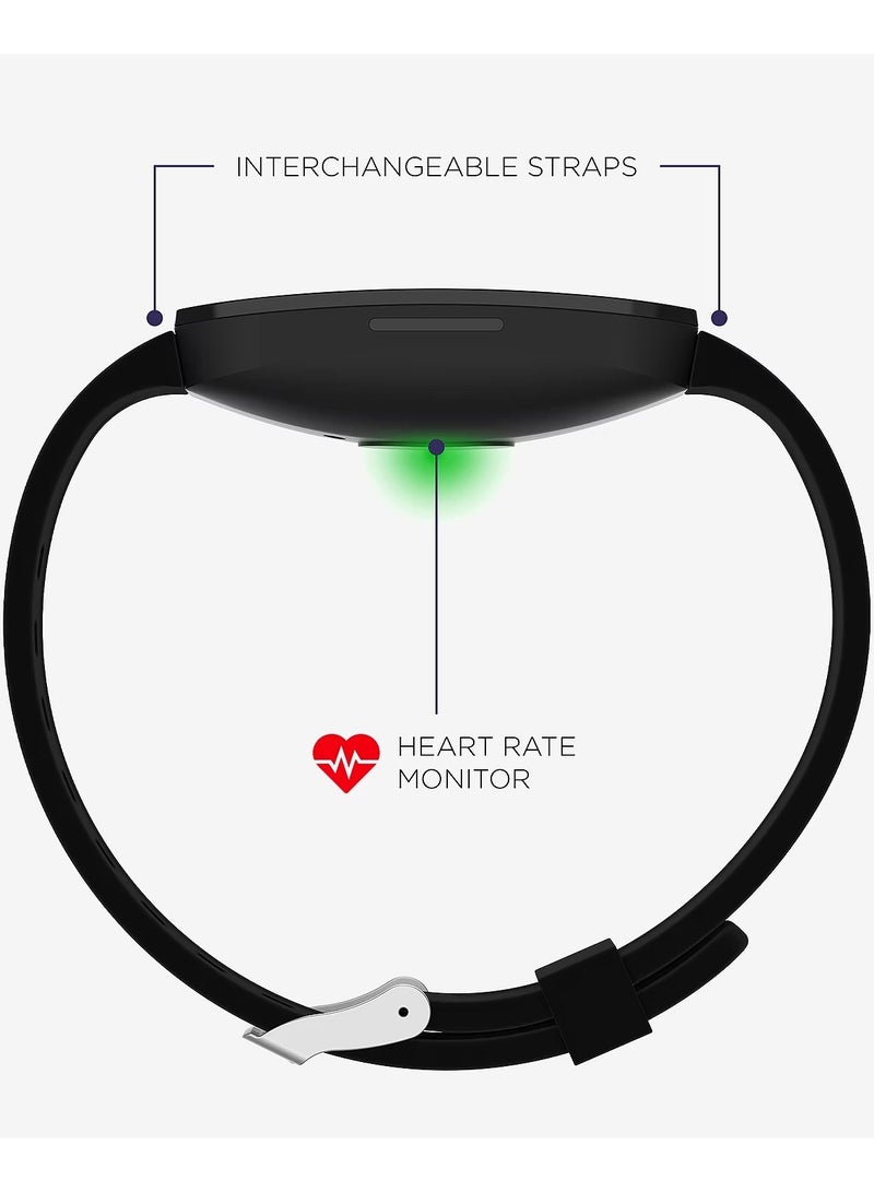 آي تاتش ساعة تتبع النشاط التفاعلية للجنسين من آي تاتش، سوداء بحزام سيليكون - Image 4