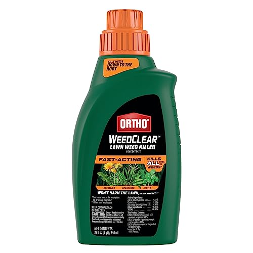 Ortho WeedClear Lawn Weed Killer Concentrate, Kills Crabgrass, Dandelion and Clover, 32 fl. oz. - Image 1