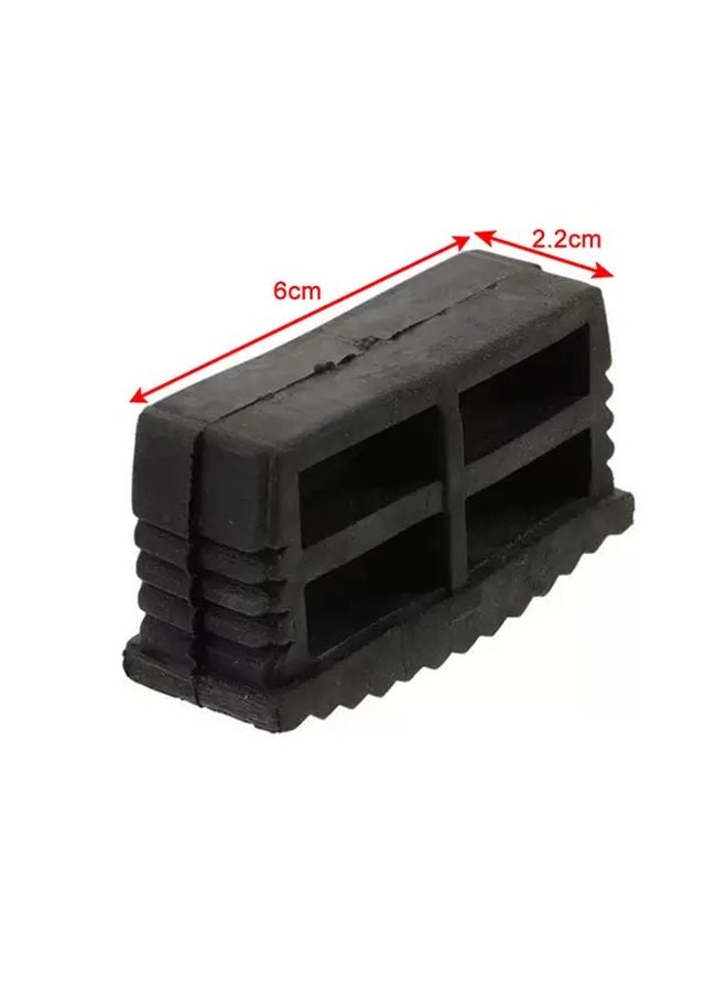 4Pcs Non Slip Ladder Feet Heavy Duty Plastic Replacement Leg Pads 6x2 2 Inch - Image 3