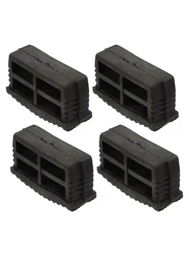 4Pcs Non Slip Ladder Feet Heavy Duty Plastic Replacement Leg Pads 6x2 2 Inch - Image 1