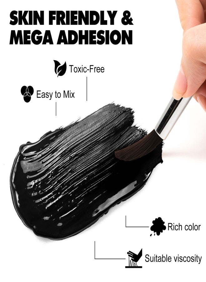 DecorRom Black Fabric Paint - 8.5 oz Permanent, Non-Toxic Textile Paint for Clothes, DIY Fabric Painting on T-shirts, Shoes, Leather, Jeans, Bags, Canvas - Image 3