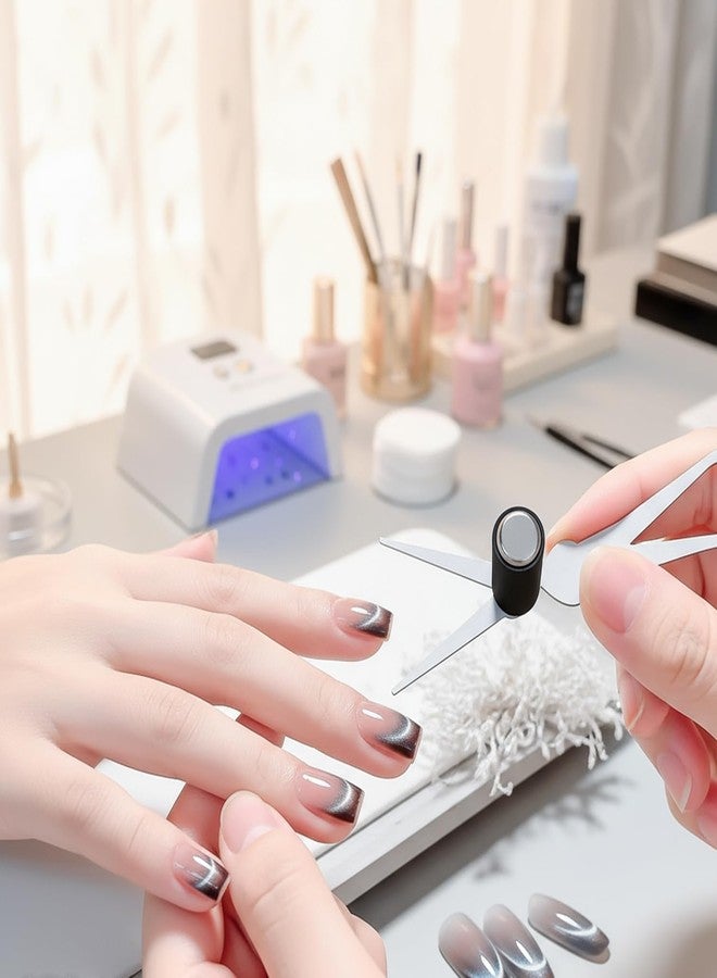 THR3E STROKES Double-head Cat Eye Nail Magnet, 2 in 1 Strong Magnetic Tool for French Effect, Perfect for DIY or Nail Salon - Image 2