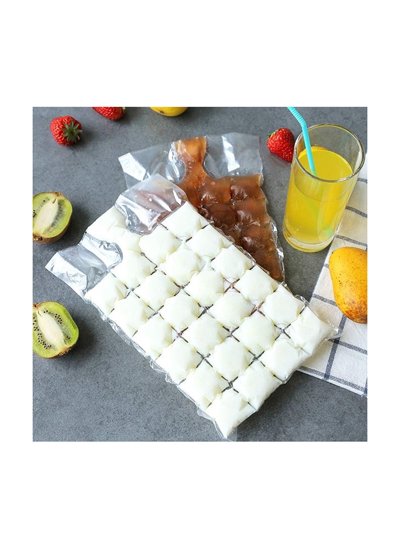 Home - Ice Cube Freezer Bags Ice Cube Mold Disposable Tool Trays Sheets Disposable Ice Cube Bag Ice Cube Mold Self-Seal Freezing Maker for Tool Tool Trays Ice Cube Making Bags - Image 1