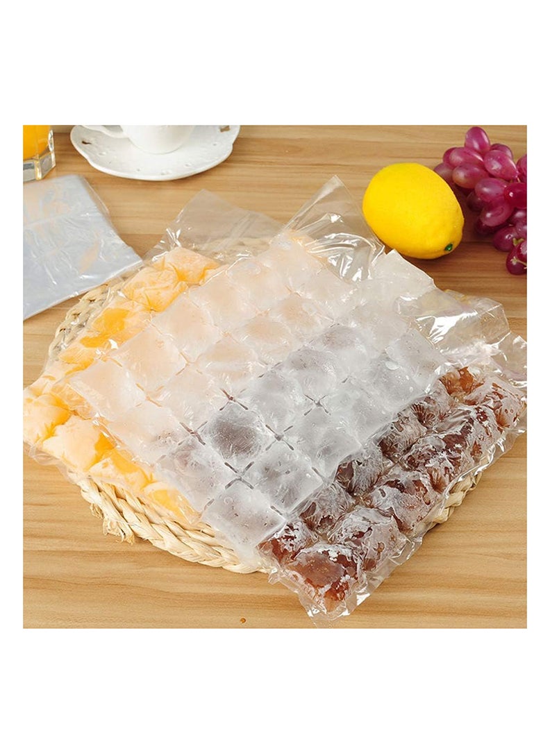 Home - Ice Cube Freezer Bags Ice Cube Mold Disposable Tool Trays Sheets Disposable Ice Cube Bag Ice Cube Mold Self-Seal Freezing Maker for Tool Tool Trays Ice Cube Making Bags - Image 1