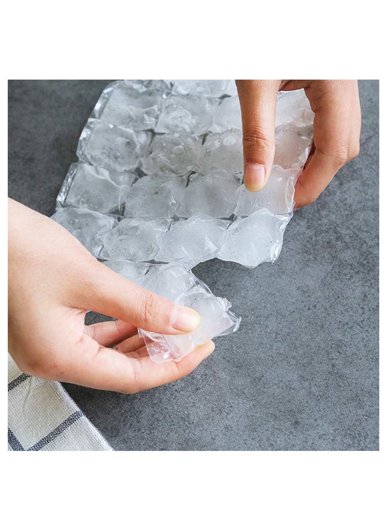 Home - Ice Cube Freezer Bags Ice Cube Mold Disposable Tool Trays Sheets Disposable Ice Cube Bag Ice Cube Mold Self-Seal Freezing Maker for Tool Tool Trays Ice Cube Making Bags - Image 1