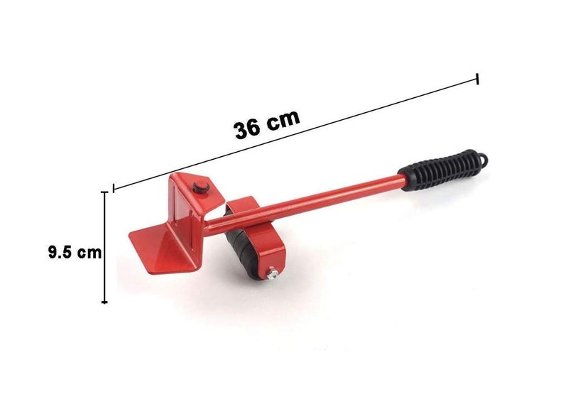 AMFS Store Furniture Shifting Tool I Heavy Furniture Appliance Lifter and Mover Tool Set Easy Furniture Shifting Tool Set I Furniture Lifter Red Color Pack of 1 W L 1  - Image 3