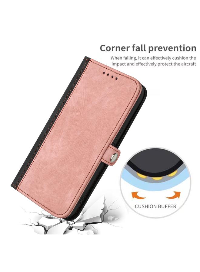 S-TOP Case For iPhone 14 Side Buckle Double Fold Hand Strap Leather Phone Case - Image 5