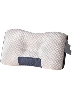 Memory Foam Pillow for Neck Pain, Soft and Non Collapsing Core Protects The Cervical Spine and Helps Sleep, Ergonomic Cervical Pillow, Orthopedic Contour (Standard 29.1x18.9x1.57in) Number of Pieces 01