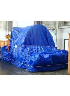 PlantaZee PlantaZee 15FT X 12FT 120 GSM Blue Super Heavy Duty Tarpaulin Tirpal Tadpatri Tharpai Thadika WaterproofTechnology1 No  - Image 3