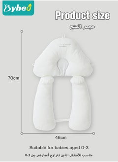 Baby Nursery Sleeping Pillow For Newborn, Baby Shaping Pillow With 2 Anti-Startle Sides, Soft Cotton Anti Rollover Pillow for Boys and Girls, Kids Infants Superhigh Quality - pzsku/ZE563F91FF2AA93686880Z/45/_/1727429269/a2725e59-b5a0-4ea5-b254-b46763a2908b