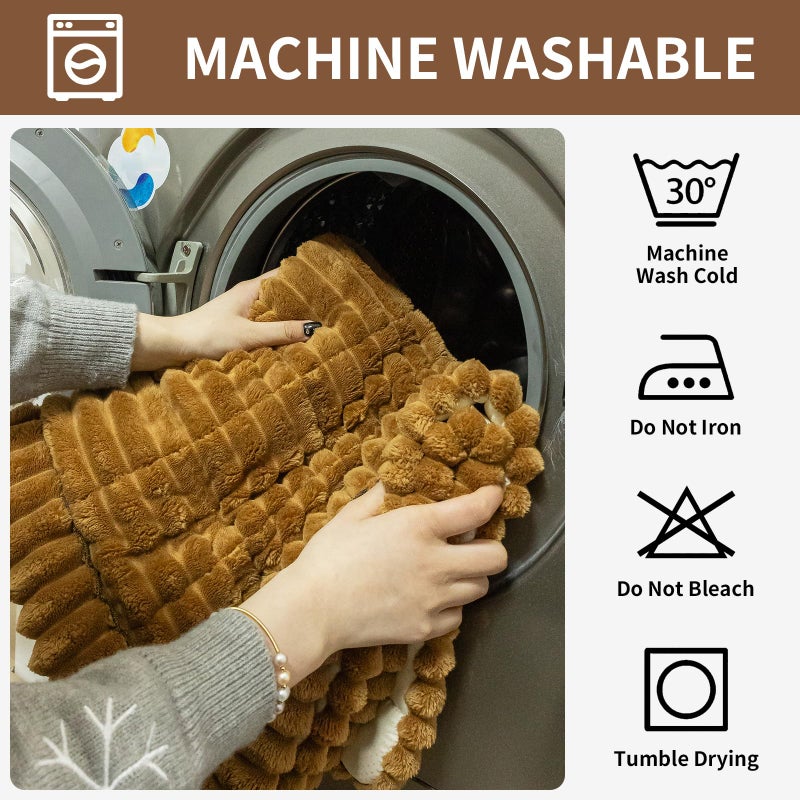 MDSASFD Sofa Couch Cover, Sofa Covers for Dogs Washable, Non-Slip Striped Sofa Slipcovers for Sectional Sofa, Sofa Cover Furniture Protector for L Shaped(Light Brown, 27.6"x 82.7") - Image 5