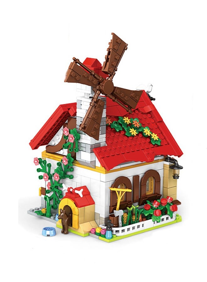 ووما ألعاب بناء المزرعة السعيدة من WOMA، ألعاب تجميع مشهد الألغاز للأطفال، تعزز مهارات مراقبة الأطفال وتحفز ذكائهم - Image 1