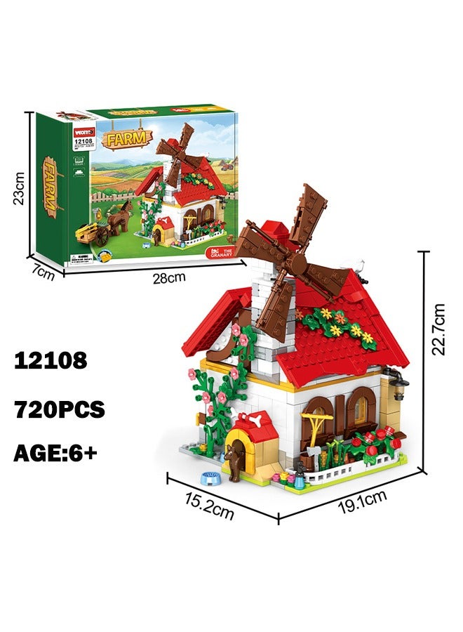 ووما ألعاب بناء المزرعة السعيدة من WOMA، ألعاب تجميع مشهد الألغاز للأطفال، تعزز مهارات مراقبة الأطفال وتحفز ذكائهم - Image 2