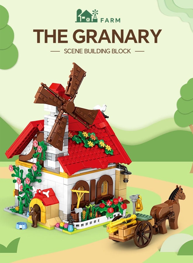 ووما ألعاب بناء المزرعة السعيدة من WOMA، ألعاب تجميع مشهد الألغاز للأطفال، تعزز مهارات مراقبة الأطفال وتحفز ذكائهم - Image 4