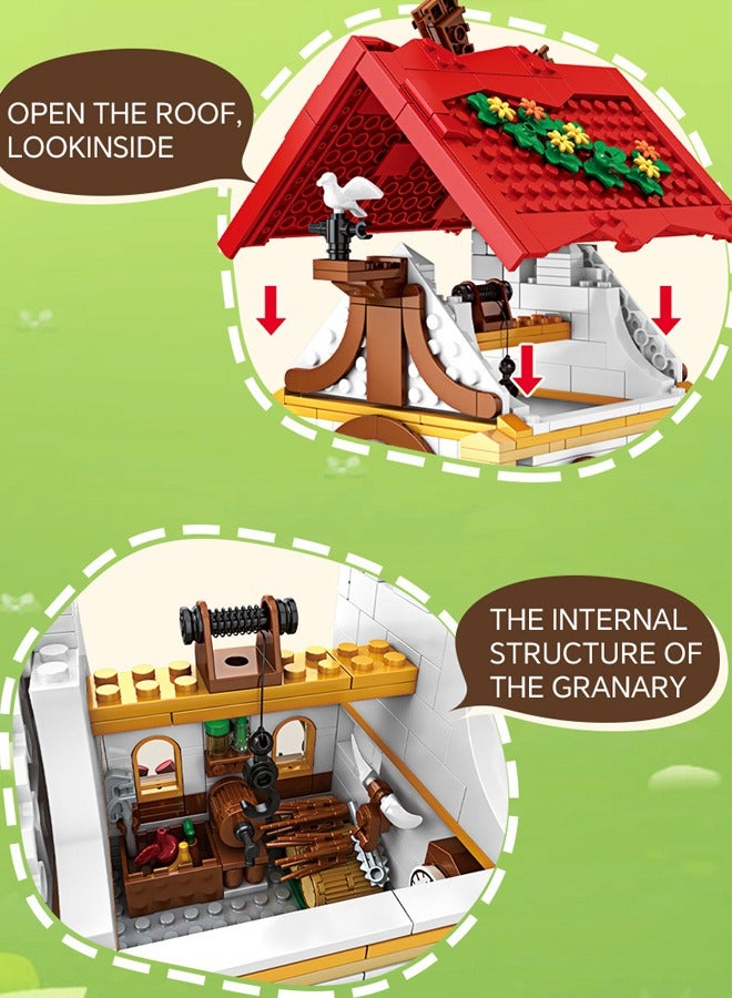 ووما ألعاب بناء المزرعة السعيدة من WOMA، ألعاب تجميع مشهد الألغاز للأطفال، تعزز مهارات مراقبة الأطفال وتحفز ذكائهم - Image 5