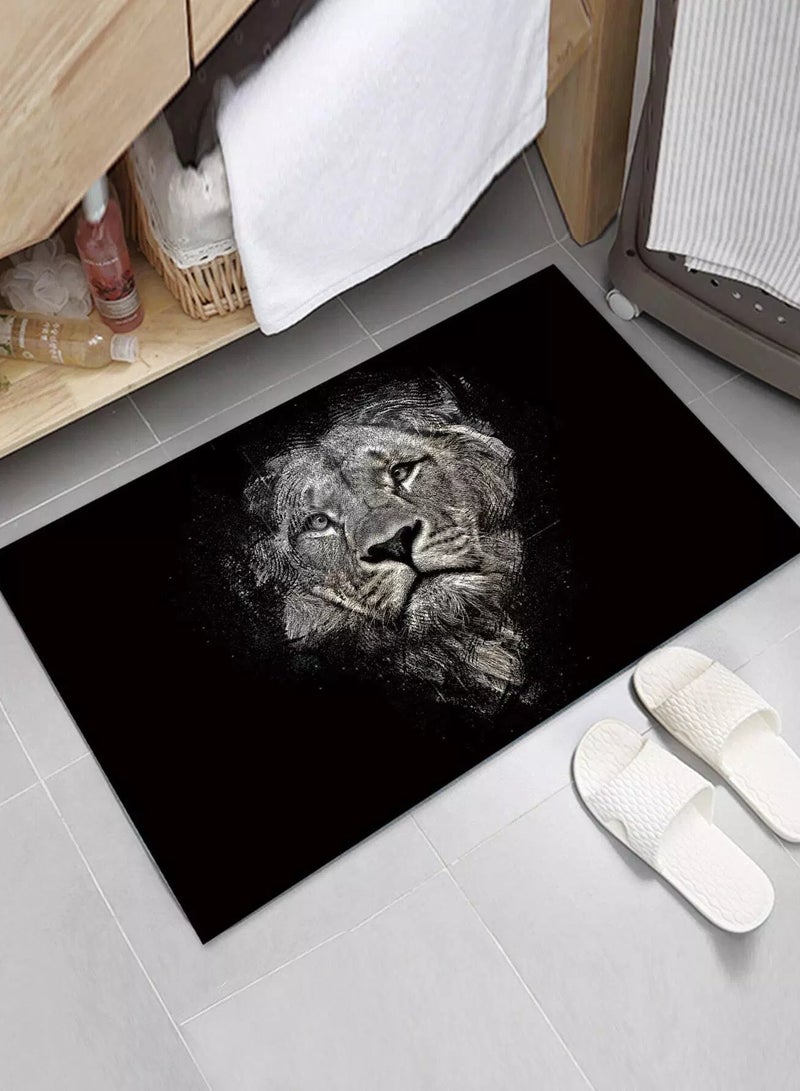 Generic Lion Print Floor Mat  - Image 1
