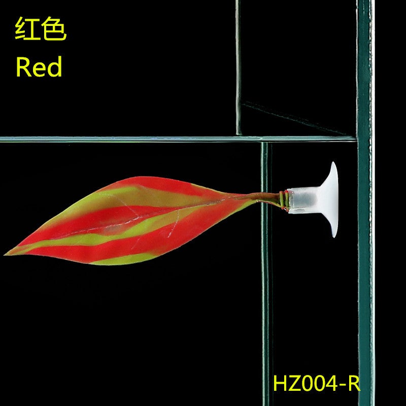 Generic Silicone Artificial Coral Fish Tank Decor Red 
