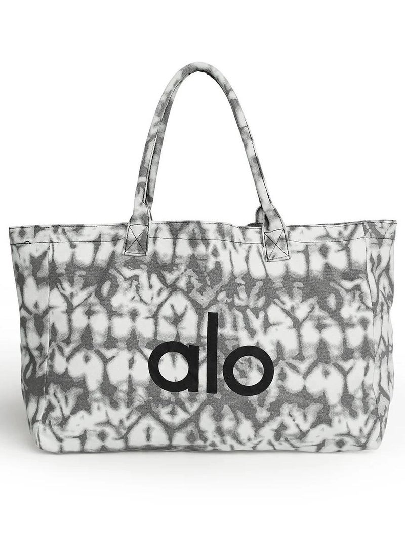 Alo Yoga Alo Yoga Bag, Single-shoulder Canvas Bag for both Men and Women, Large-capacity Shopping bag  - Image 1