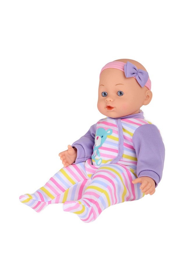 DREAM COLLECTION دمية فتاة بيبي تتحدث وتغرد 14" - Image 3