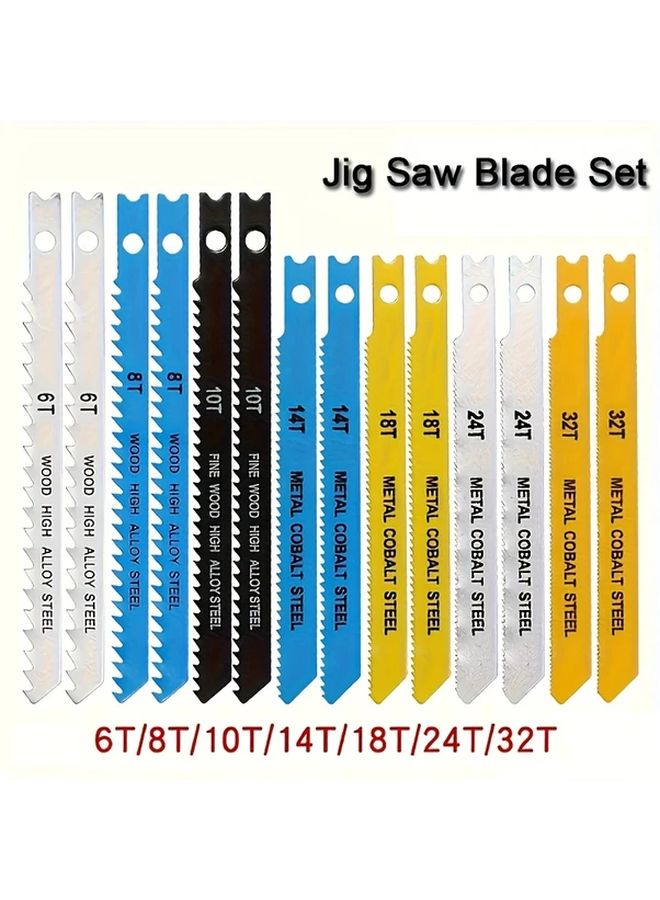 30 قطعة من شفرات منشار الجنزير من الصلب الكربوني، ذو شكل U، لقطع الخشب والمعدن والبلاستيك - Image 2