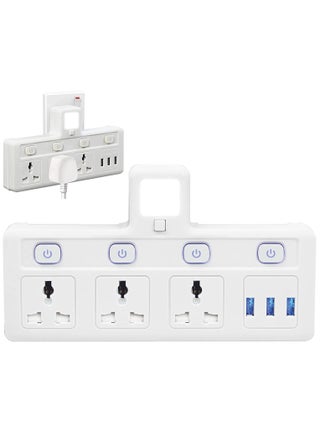 Power Adapter Multi Plug Extension with 3 USB Night Light Extender Wall Charger Socket Multiple Electrical Outlet Adaptor Charging Station for Home Office -3 Way 3 USB Night Light - pzsku/ZE564764397E092A2F407Z/45/_/1679038713/4e31cc49-75fc-4be4-b95d-72e80c7b03be