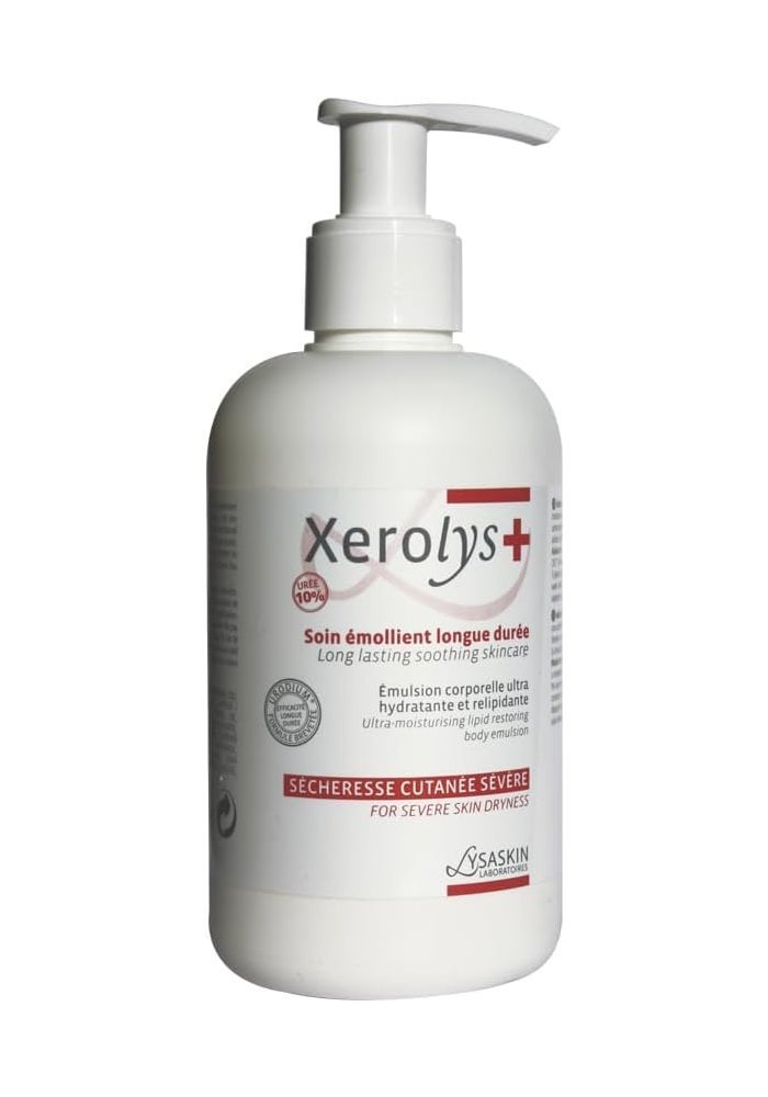 LYSASKIN Xerolys+ Moisturizing Cream 200ml – Intensive Hydration for Severe Dry & Thickened Skin with URODIUM Complex - Image 2