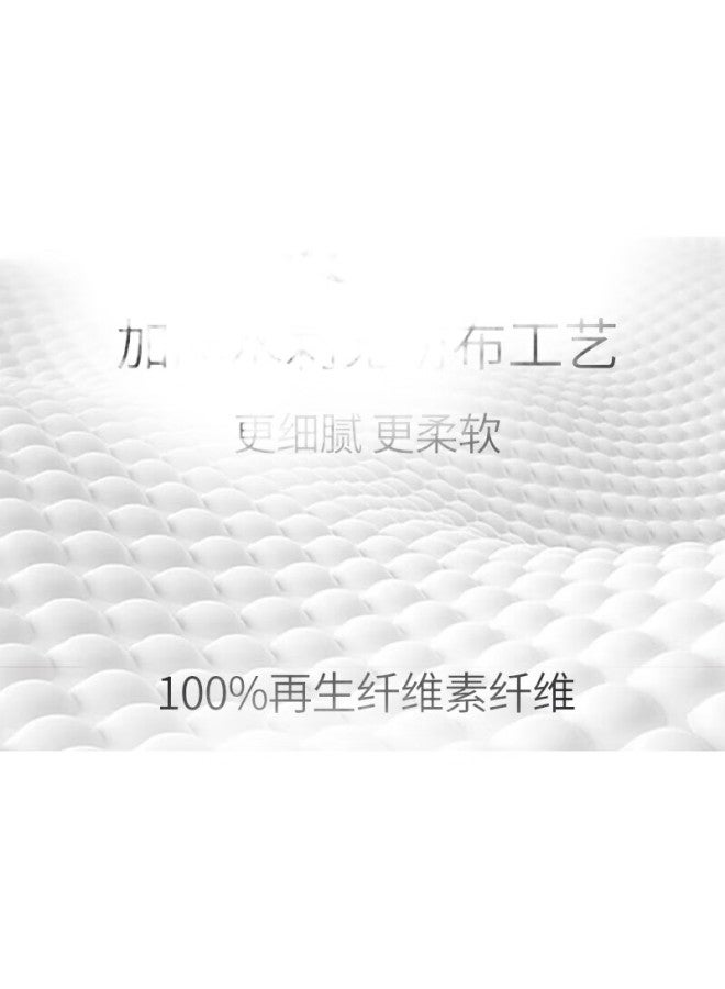 Grace مناديل تنظيف الوجه القابلة للاستخدام مرة واحدة، نسيج لؤلؤي، للاستخدام الرطب والجاف، موزع معلق، عبوة قيمة إضافية، مناديل ناعمة، 180 ورقة - Image 3