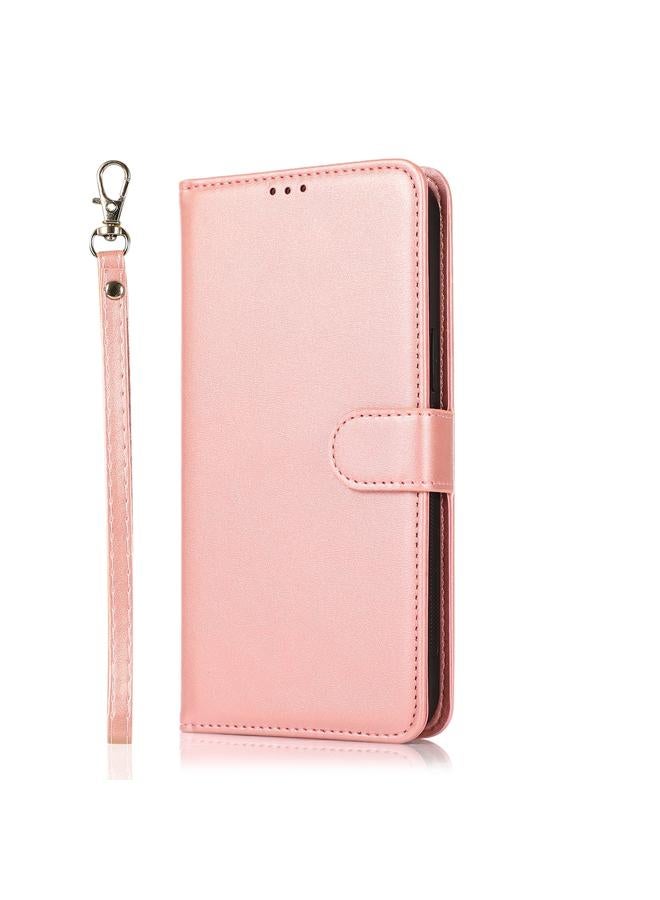 S-TOP Case For Samsung Galaxy A41 Calf Texture 2 in 1 Detachable Magnetic Back Cover Horizontal Flip Leather Case with Holder & Card Slots & Wallet & Photo Frame - Image 2