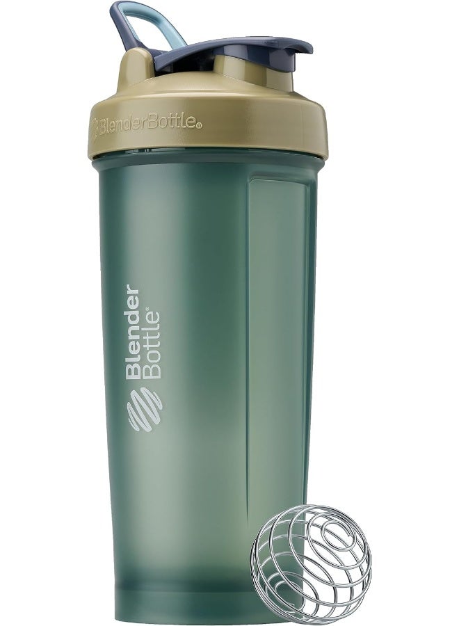 Blender Bottle Blenderbottle Classic V2 Shaker Bottle Perfect For Protein Shakes And Pre Workout, 28Oz, Full Color Tan - Image 1