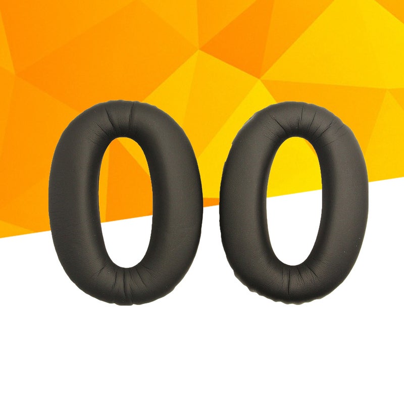 📱 وسائد أذن بديلة لسماعات سوني WH 1000XM2 عازلة للضوضاء باللون الأسود - Image 3