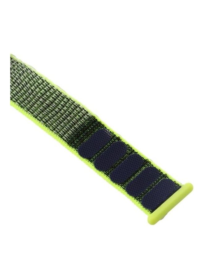 NIBEMINENT Replacement Strap Watchband For Apple Watch Series 6/SE/5/4/3/2/1 38mm - 40mm Green/Grey - Image 4