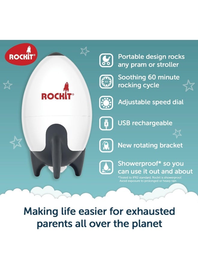Rockit Award-Winning Portable Baby Pram Rocker (Rechargeable Version) - Image 3