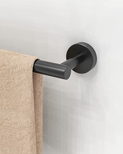 RARXTR 18 Inches Matte Black Towel Bar for Bathroom Kitchen Hand Towel Holder Dish Cloths Hanger SUS304 Stainless Steel RUSTPROOF Wall Mount (Matte Black 18-inch) - Image 5