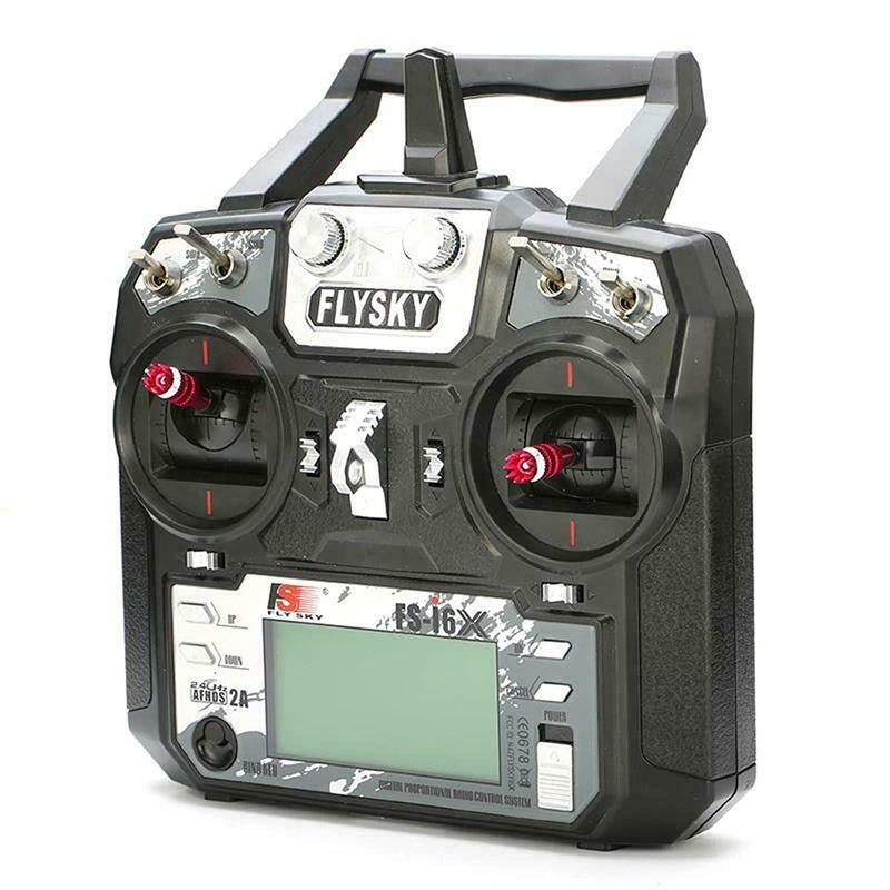 Flysky فلاي سكي FS-i6X 10CH 2.4GHz جهاز تحكم عن بعد مع مستقبل iA6B كابل ترقية لسباق قوارب RC والطائرات بدون طيار - Image 2