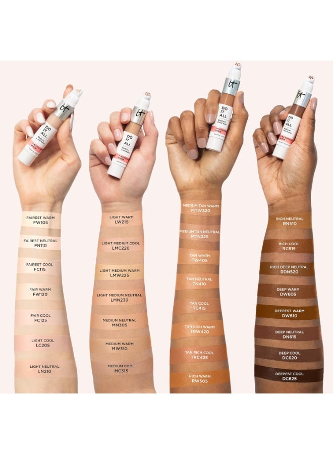 آي كوزمتيكس خافي العيوب It Cosmetics Do It all، لون تان متوسط ​​محايد - Image 4
