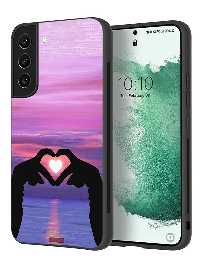 Tolwak Samsung Galaxy S22 Plus 5G Protective Case Cover Heart Moon - Image 1