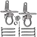 Dakzhou 2Pack Stainless Steel Swing Hangers AntiRust Heavy Duty Hanger Slient Bearing 180 Rotary Swing 1500LB Wooden Concrete Playground Yoga Hammock Chair Sandbag Porch Swing Frame - Image 2
