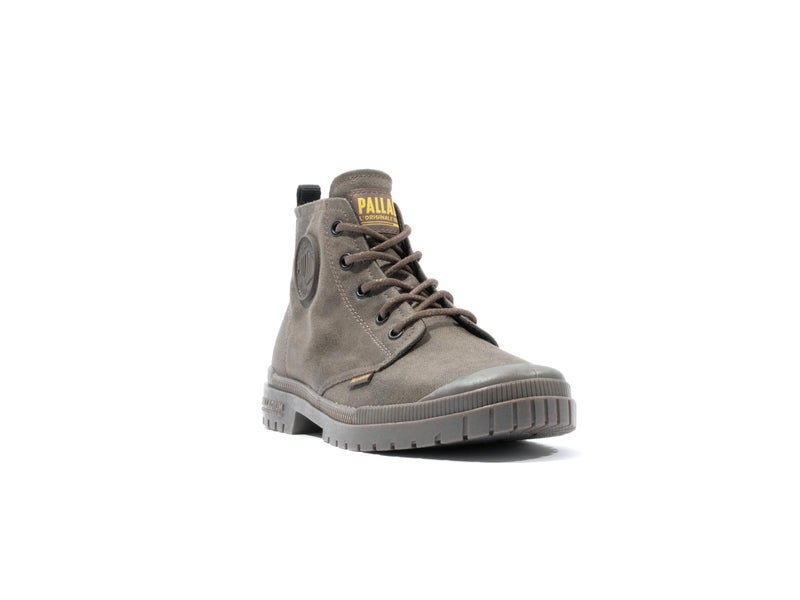 Palladium Unisex Pampa SP20 HI Wax I Major Brown Boots | Waxed Canvas Outdoor & Streetwear Shoes | Durable, Lightweight, Breathable High Ankle Design for Travel - Image 4