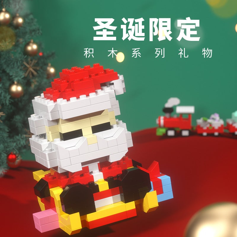 Explosions New Compatible Building Blocks Small Particles Christmas Elk Christmas Tree Micro Particles Model Christmas Gifts - Image 4