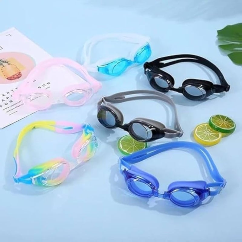 SMART FIT ® Ultimate Speed Up with Premium QShop® No Leaking Anti-Fog Swimming Goggles for Adults Men Women Youth, UV Protection, 180° Clear Vision (Black)