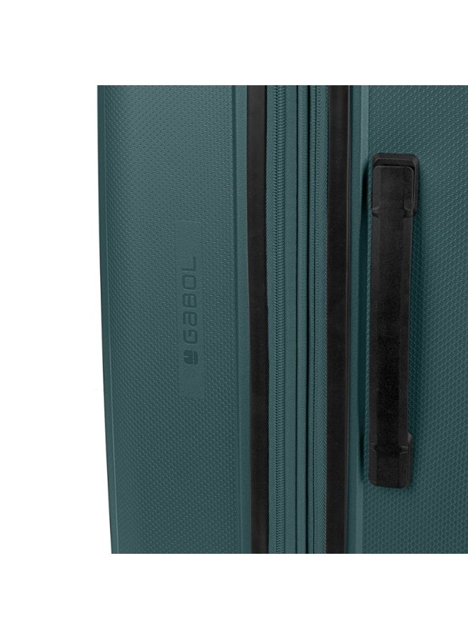GABOL Brooklyn Hardside Luggage on Wheels for Unisex | Ultra Lightweight ABS with 4 Spinner Wheels | Color Verde Oscuro - Image 5