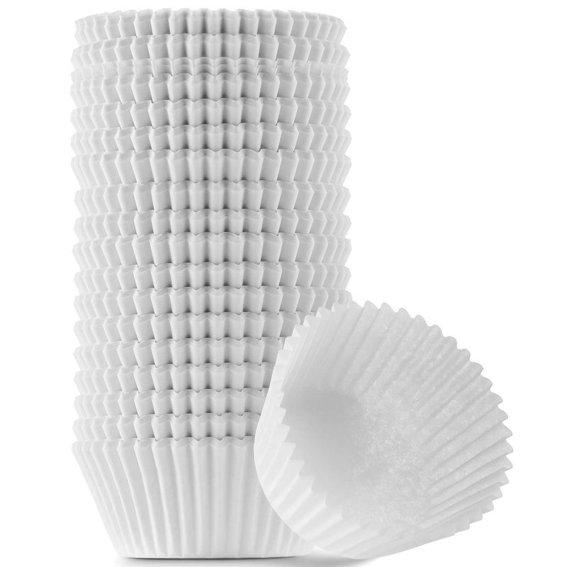 MontoPack White Cupcake Liners  400 Standard Size Baking Cups  Greaseproof No Smell Cupcake Wrappers  Muffin Liners for Desserts  Candies  Cupcake Liner for Holidays Birthdays  Protein Balls