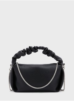 Pu Scrunchy Strap Crossbody Bag