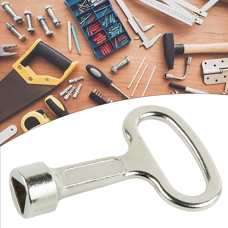 Triangle Valve Key Wrench for Water Tap and Elevator Door Lock 6 Inch Steel Tool - Image 3