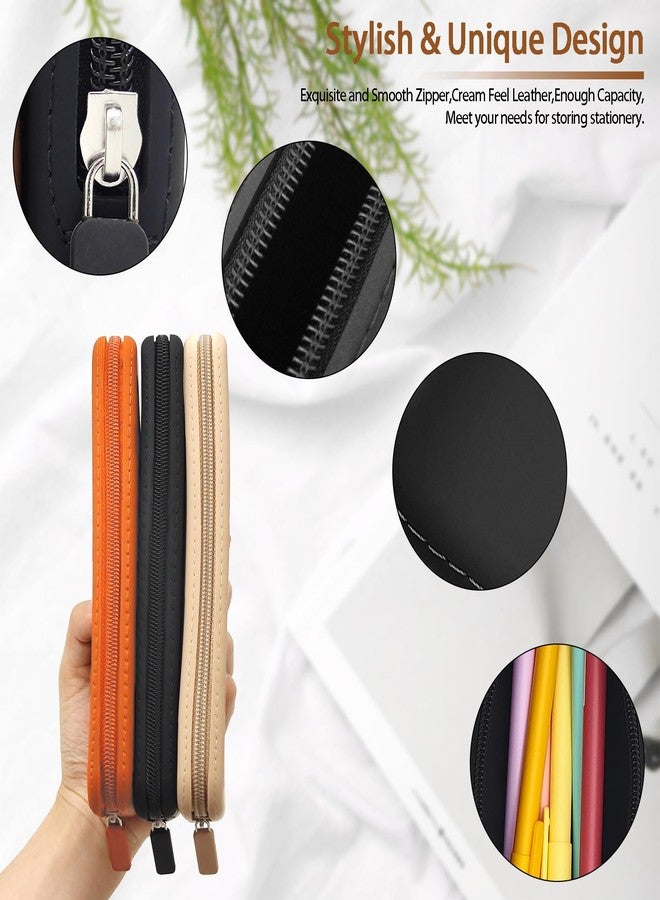 Scartink Silicone Pencil Case, Waterproof Silicone Cosmetic Bag, Pencil Bag, Multifunctional Pencil Case Aesthetic, Zipper Storage Bag (Black) - Image 4