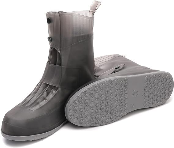 GVB ENTERPRISE Waterproof Silicone Rain Shoe Cover | Double-Breasted Waterproof Layer Shoes Cover for Rainy Season | Reusable & Non-Slip Shoe Rain Cover - Image 1