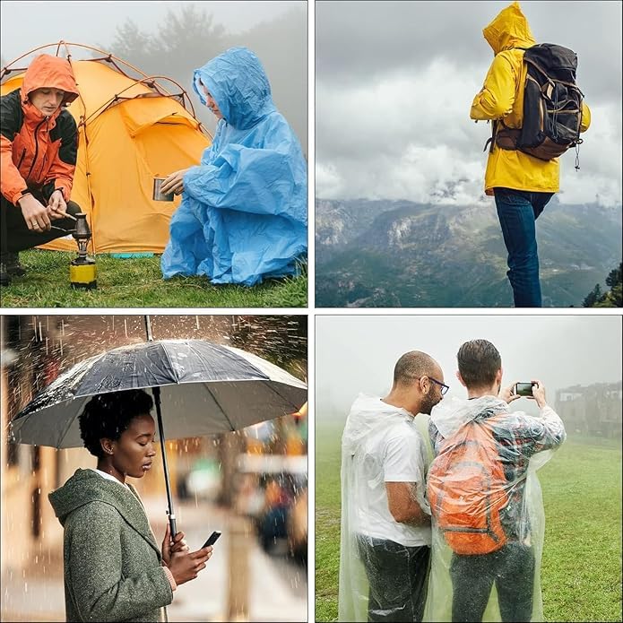 GVB ENTERPRISE Waterproof Silicone Rain Shoe Cover | Double-Breasted Waterproof Layer Shoes Cover for Rainy Season | Reusable & Non-Slip Shoe Rain Cover - Image 3
