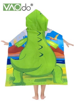 VAOdo Kids Bath Towel for 1-6 Years Toddler Kids Hooded Towel Microfiber Bath Towel Super Soft Robe Poncho Bathrobe Swimming Beach Holiday Water PlayingBeach Pool Bath Swim Coverups (1Pcs)  - Image 2