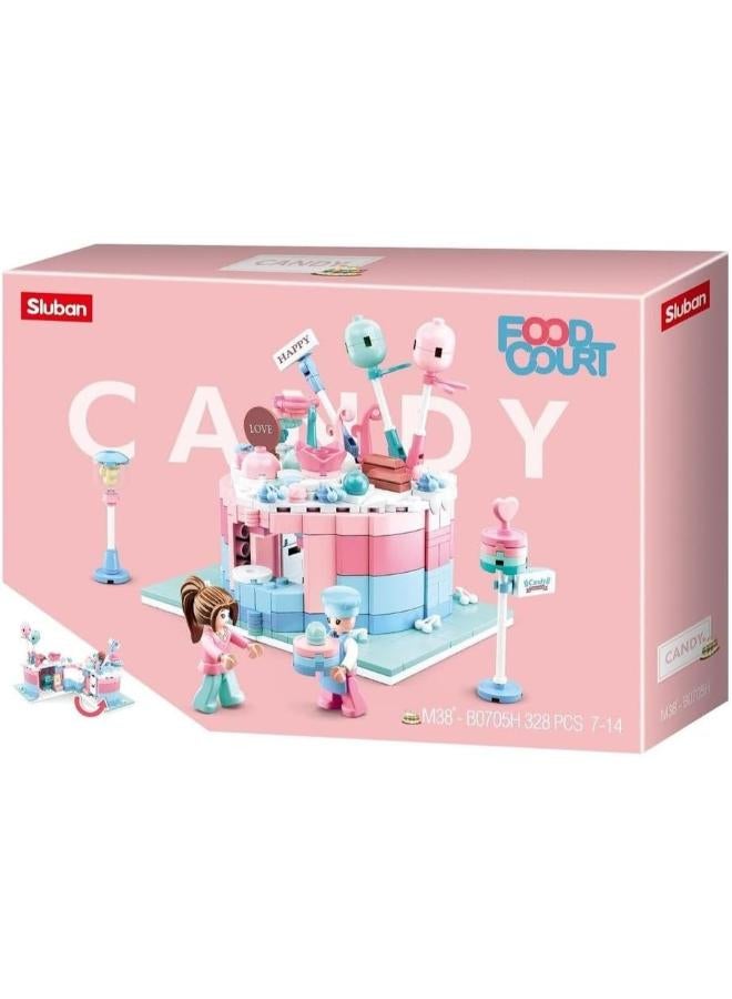 Sluban Food Court-Candy House(328Pcs) M38-B0705H - Image 1